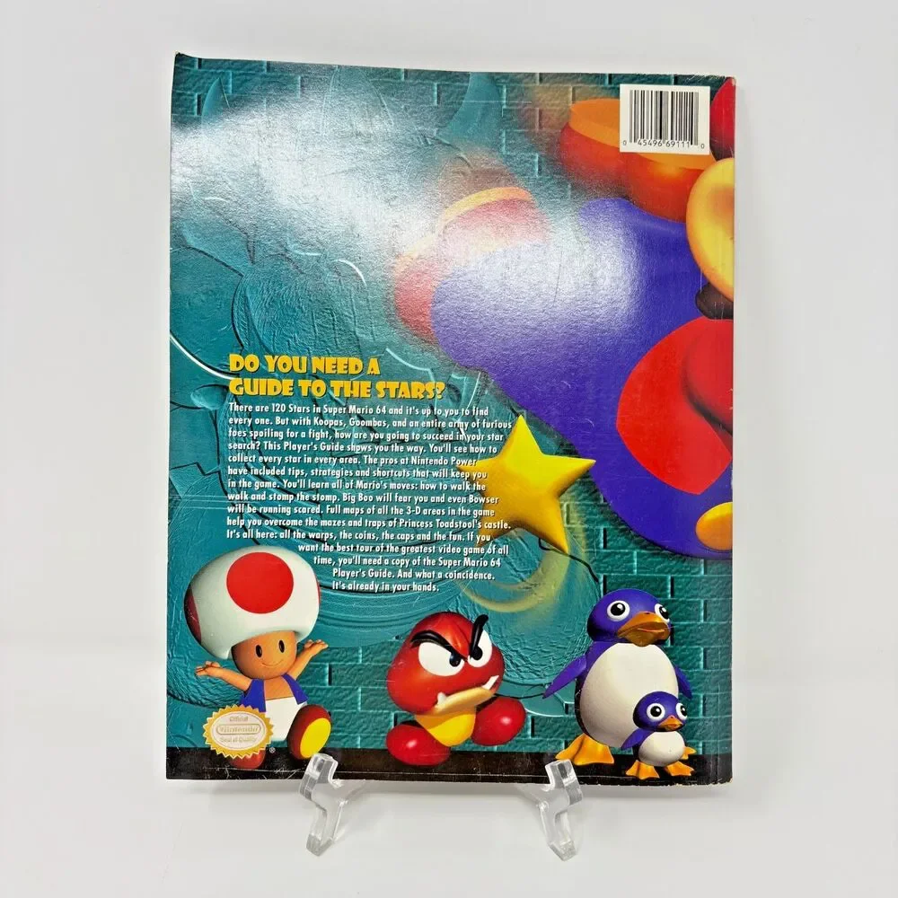Nintendo Super Mario 64 Players Guide Nintendo Power N64 1996 Strategy Manual
